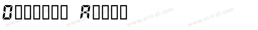 Digital R字体转换